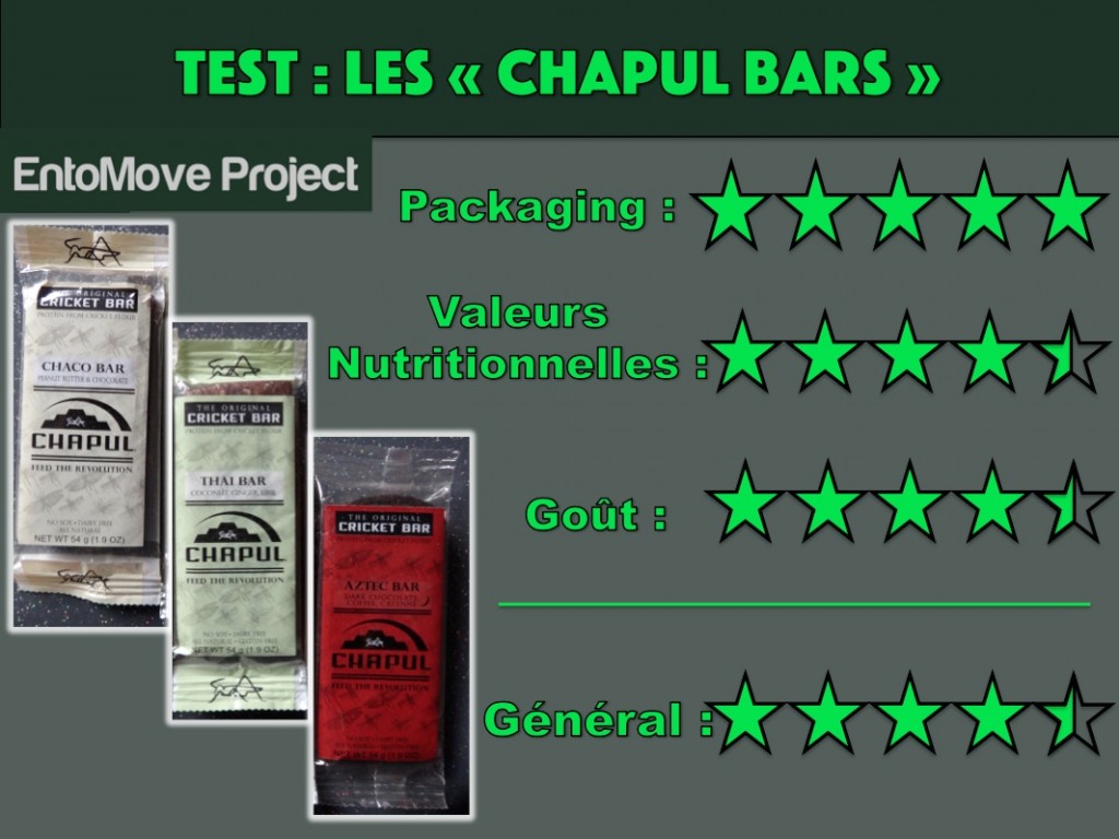 chapul bar test insecte entomophagie grillon entomoveproject