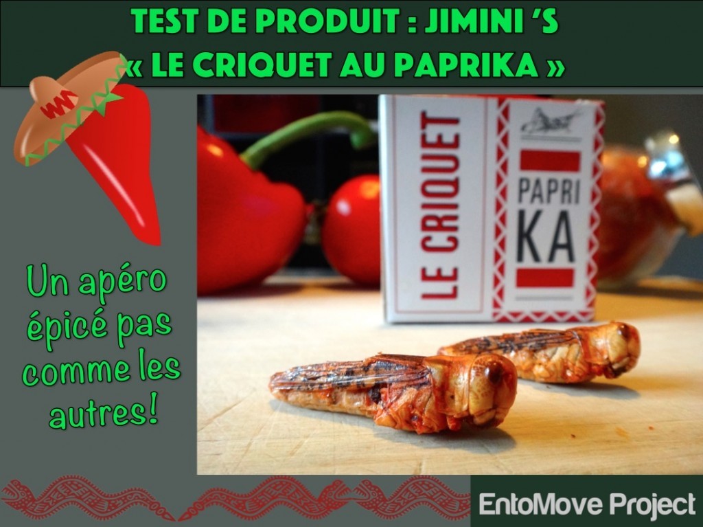 jiminis entomophagie criquet insecte entomoveproject snack apéro