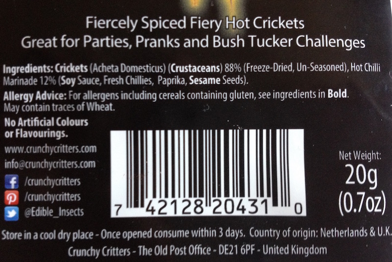 crunchy critters cricket mealworms entomove entomoveproject edible insects entomophagy review